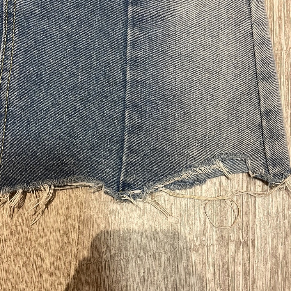 Boutique Jean Mini Skirt - Picture 2 of 4